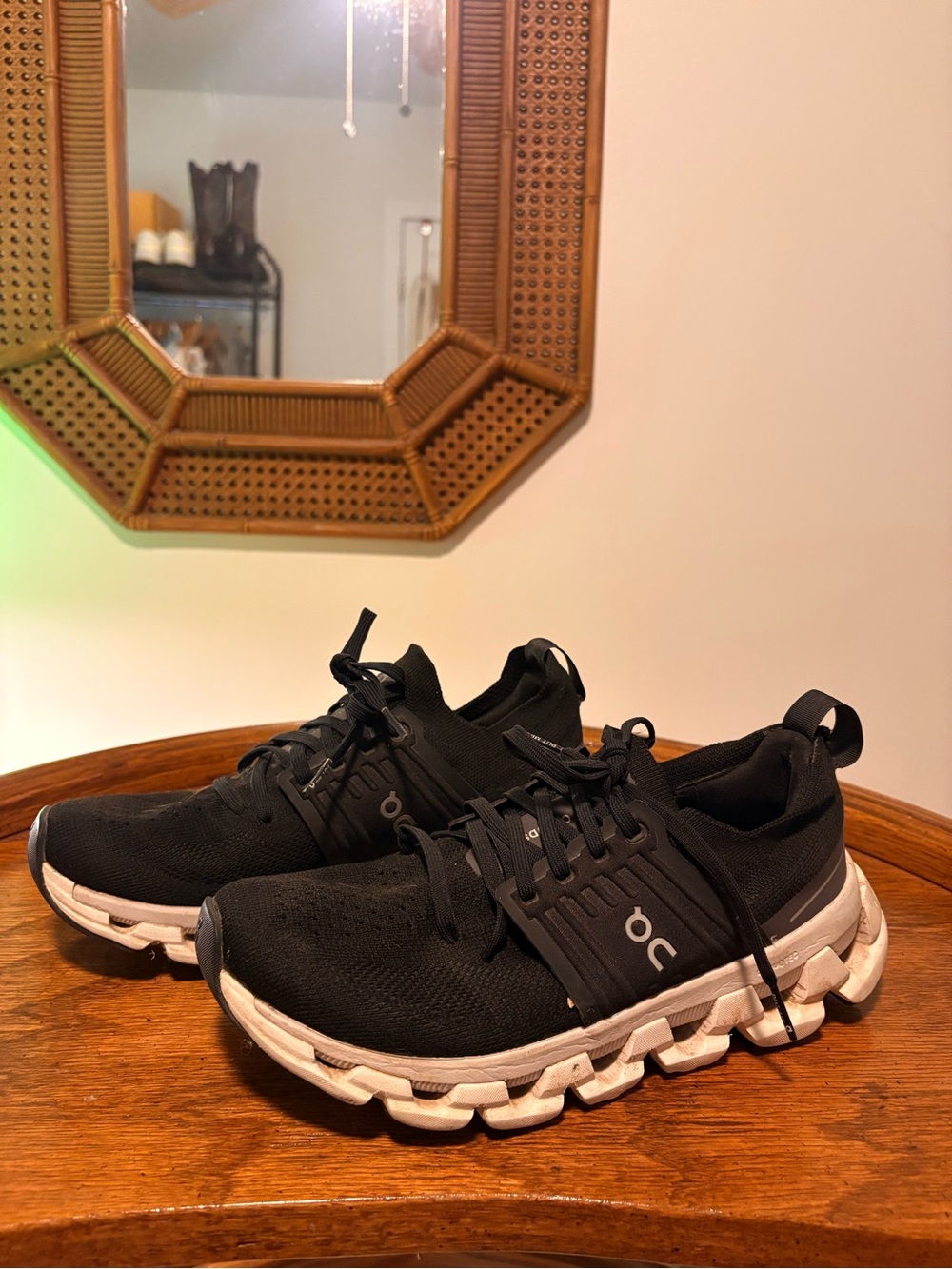 On Cloudswift 3 Black Womens Shoes